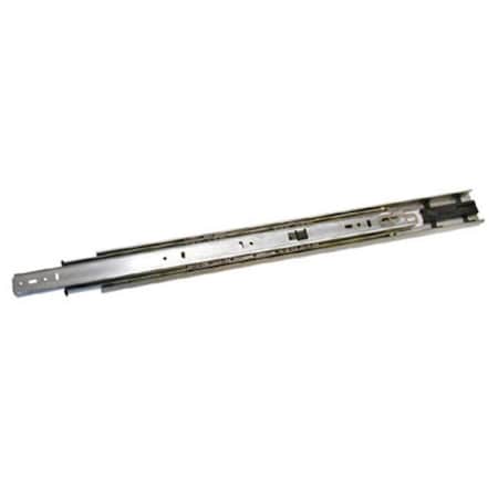 Dendesigns Knape &amp; Vogt 20 In. Self-Closing Full Extension With Overtravel Drawer Slide - Anochrome DE2585326